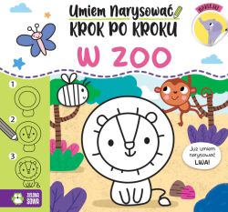 Okadka ksiki - Umiem narysowa krok po kroku. W zoo