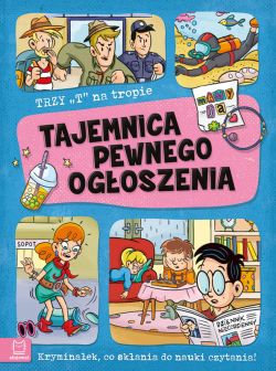 Okadka ksiki - Trzy T na tropie. Tajemnica pewnego ogoszenia