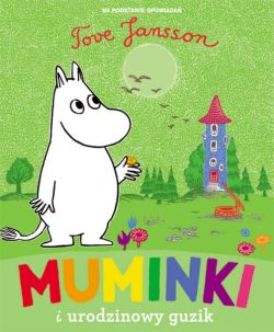 Okadka ksiki - Muminki i urodzinowy guzik