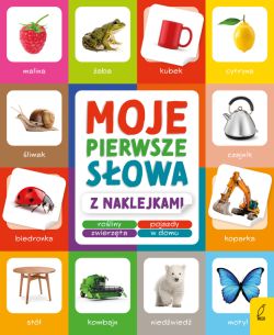 Okadka ksiki - Moje pierwsze sowa z naklejkami