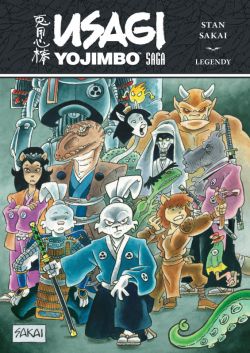 Okadka ksiki - Usagi Yojimbo. Saga  Legendy