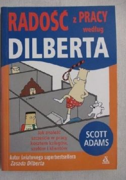 Okadka ksiki - Rado z pracy wedug Dilberta