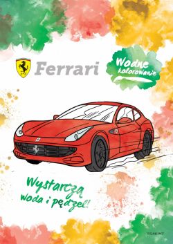 Okadka ksiki - Ferrari. Wodne kolorowanie