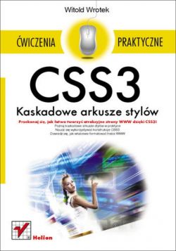 Okadka ksiki - CSS3. Kaskadowe arkusze stylw  wiczenia praktyczne