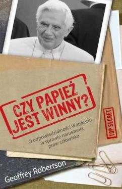 Okadka ksiki - Czy papie jest winny?