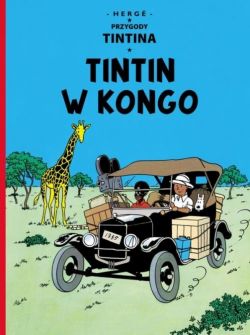 Okadka ksiki - Tintin w Kongo, tom 2. Przygody Tintina
