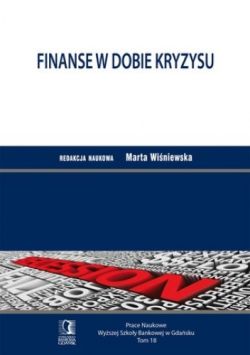 Okadka ksiki - Finanse w dobie kryzysu. Tom 18