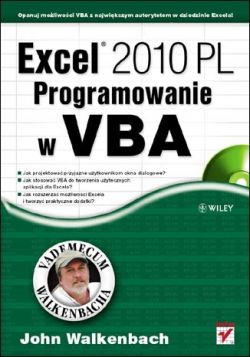 Okadka ksiki - Excel 2010 PL. Programowanie w VBA. Vademecum Walkenbacha