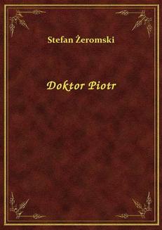 Okadka ksiki - Doktor Piotr