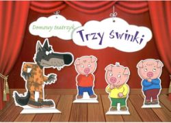 Okadka ksiki - Trzy winki. Domowy teatrzyk