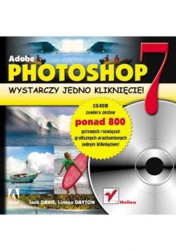 Okadka ksiki - Adobe Photoshop 7. Wystarczy jedno kliknicie!