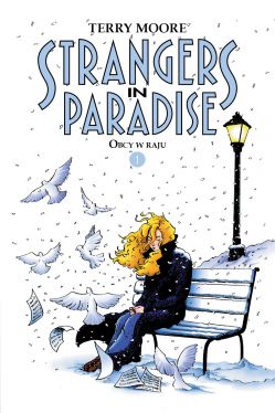 Okadka ksiki - Strangers in Paradise 1: Obcy w Raju
