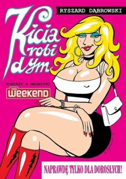 Okadka ksiki - Kicia robi dym