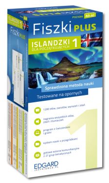 Okadka ksiki - Islandzki Fiszki PLUS dla pocztkujcych 1