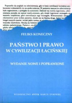 Okadka ksiki - Pastwo i prawo w cywilizacji aciskiej