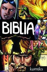 Okadka ksiki - Biblia - komiks. Boa historia odkupienia