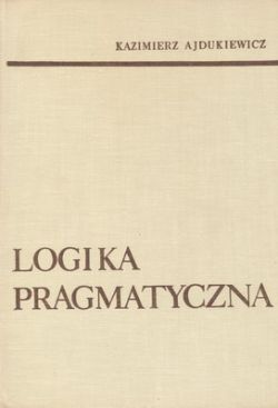 Okadka ksiki - Logika pragmatyczna