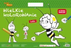 Okadka ksiki - Wielkie kolorowanie. Pszczka Maja