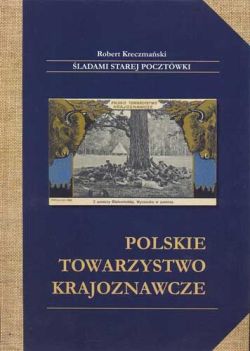 Okadka ksiki - ladami starej pocztwki