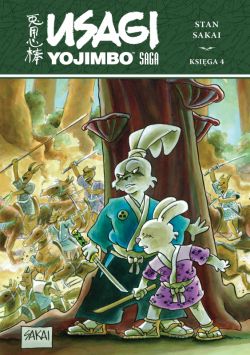 Okadka ksiki - Usagi Yojimbo Saga, ksiga 4
