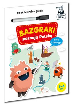 Okadka ksiki - Bazgraki poznaj Polsk. Kapitan Nauka