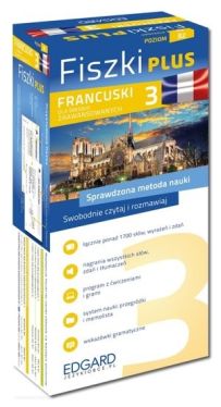 Okadka ksiki - Francuski Fiszki PLUS dla rednio zaawansowanych 3 
