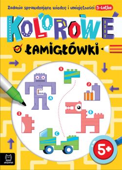 Okadka ksiki - Kolorowe amigwki. Zadania sprawdzajce wiedz i umiejtnoci 5-latka