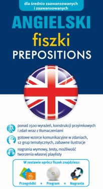 Okadka ksiki - Angielski fiszki Prepositions 