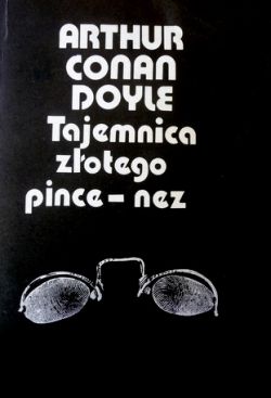 Okadka ksiki - Tajemnica zotego pince-nez