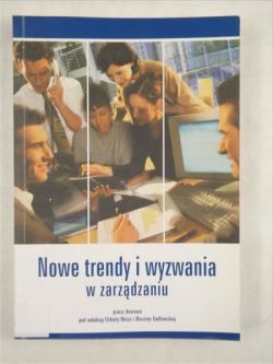Okadka ksiki - Nowe trendy i wyzwania w zarzdzaniu