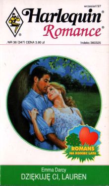 Okadka ksiki - Dzikuj ci, Lauren