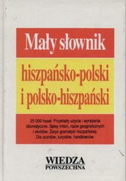 Okadka ksiki - May sownik hiszpasko-polski i polsko-hiszpaski