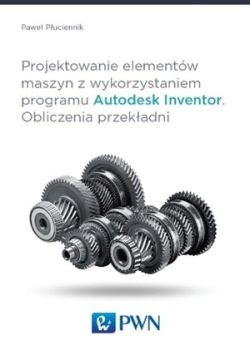 Okładka książki - Projektowanie elementów maszyn z wykorzystaniem programu Autodesk Inventor. Obliczenia przekładni 