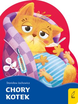 Okadka ksiki - Chory kotek. Wykrojnik