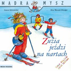 Okadka ksiki - Zuzia jedzi na nartach