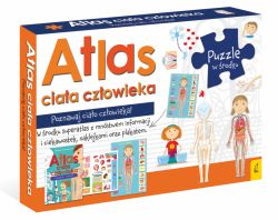 Okadka ksiki - Pakiet Atlas ciaa czowieka: Atlas w zestawie z map i puzzlami