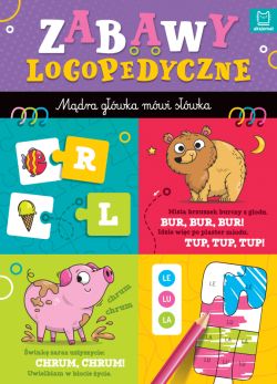 Okadka ksiki - Zabawy logopedyczne przedszkolaka. Mdra gwka mwi swka