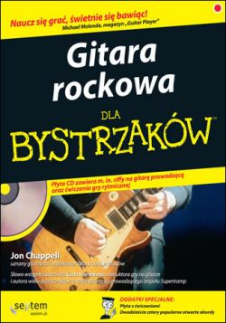 Okładka książki - Gitara rockowa dla bystrzaków
