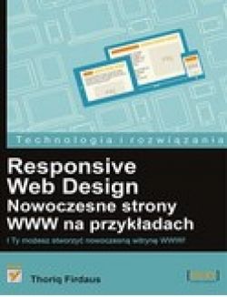 Okadka ksiki - Responsive Web Design. Nowoczesne strony WWW na przykadach