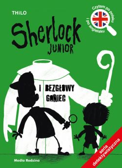 Okadka ksiki - Sherlock Junior i bezgowy goniec