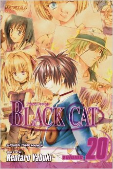 Okadka ksiki - Black Cat. Vol.20.