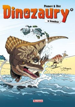 Okadka ksiki - Dinozaury w komiksie. Tom 4
