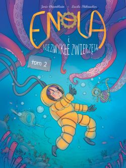 Okadka ksiki - Enola i niezwyke zwierzta. Tom 2