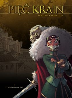 Okładka książki - Pięć Krain. Ze wszystkich sił. Tom 1
