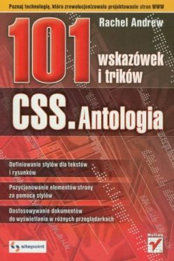 Okadka ksiki - CSS. Antologia. 101 wskazwek i trikw