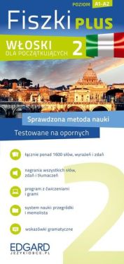 Okadka ksiki - Woski Fiszki PLUS dla pocztkujcych 2