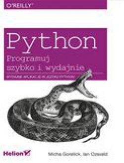 Okadka ksiki - Python. Programuj szybko i wydajnie