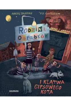 Okadka ksiki - Rodzina Obrabkw i kltwa gipsowego kota