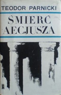 Okadka ksiki - mier Aecjusza