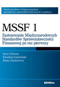 Okadka ksiki - MSSF 1. Zastosowanie Midzynarodowych Standardw Sprawozdawczoci Finansowej po raz pierwszy